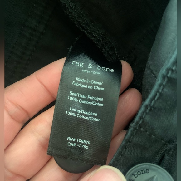 Rag & Bone Black Field Chico pants - Picture 6 of 9